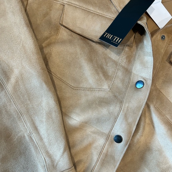 Shacket. Camel Color. New with Tags. - Picture 3 of 3